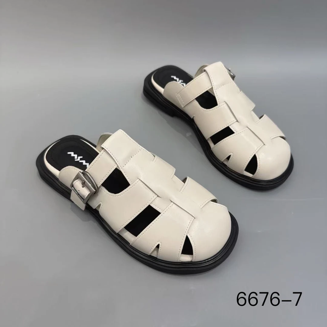 玛莎玛索夏季包头凉鞋6676-7时尚百搭休闲网红潮鞋凉拖鞋女鞋