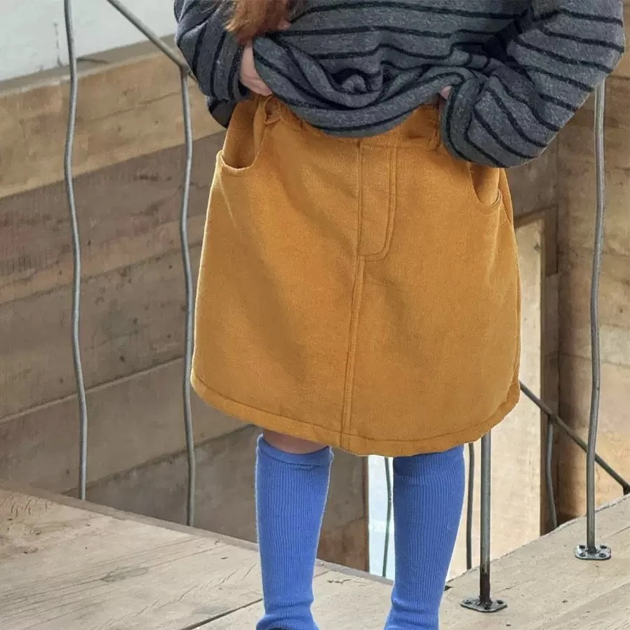 儿童冬季加棉半裙