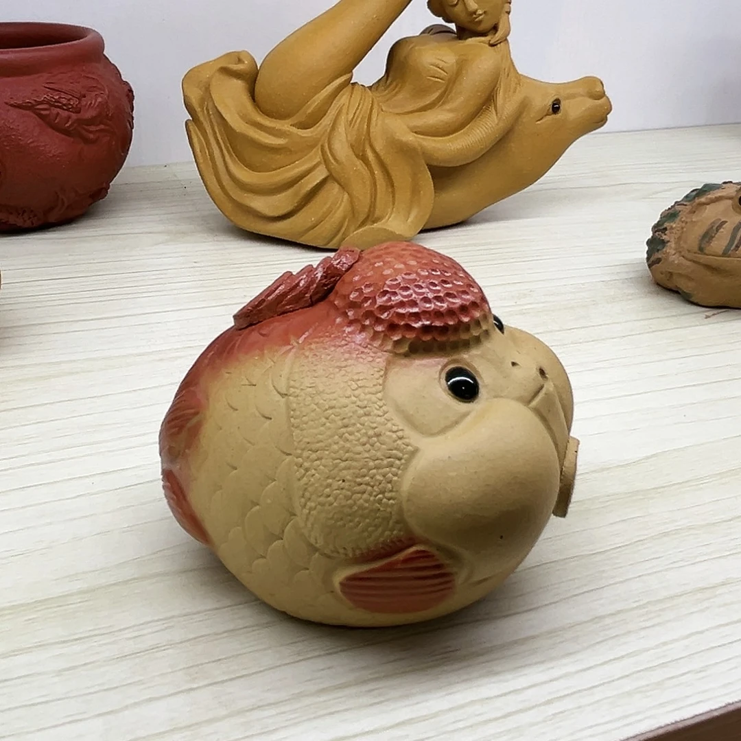 紫砂茶宠鸿运当头茶宠