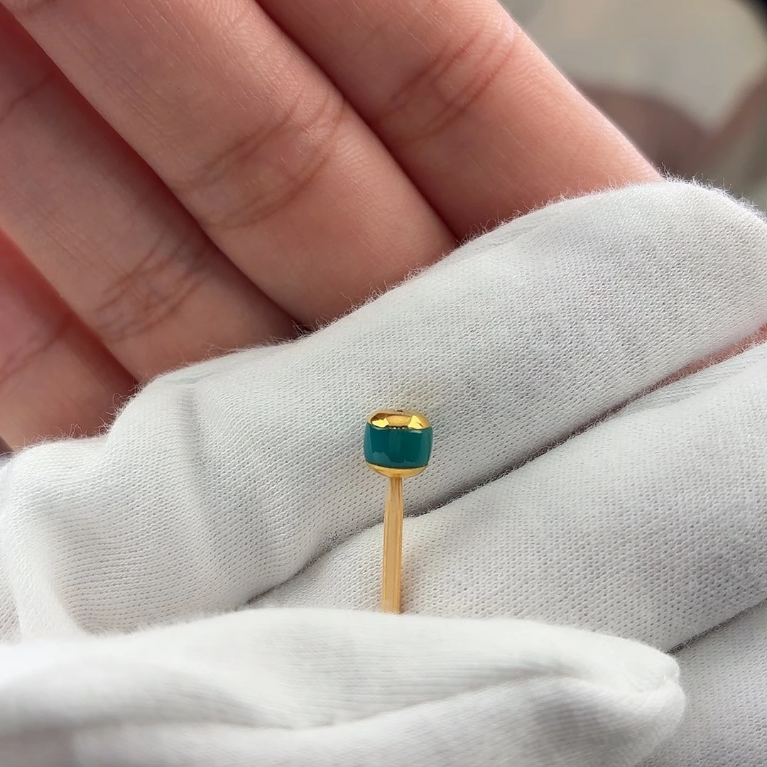 D***流未镶嵌绿松石绿松石5.7mm