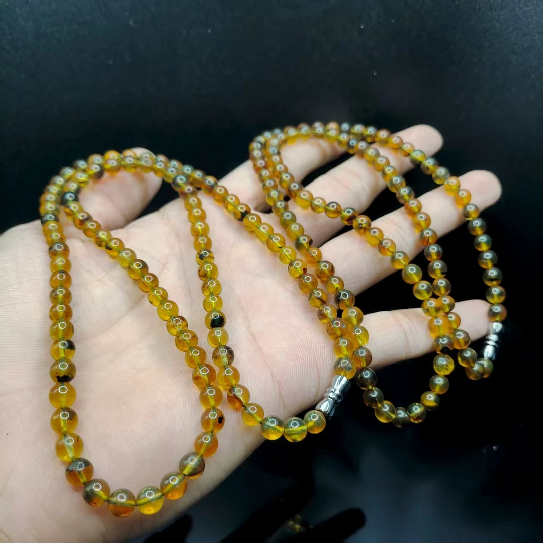 【康康严选】药珀琥珀女神链GL【多样性发其一】约5mm+