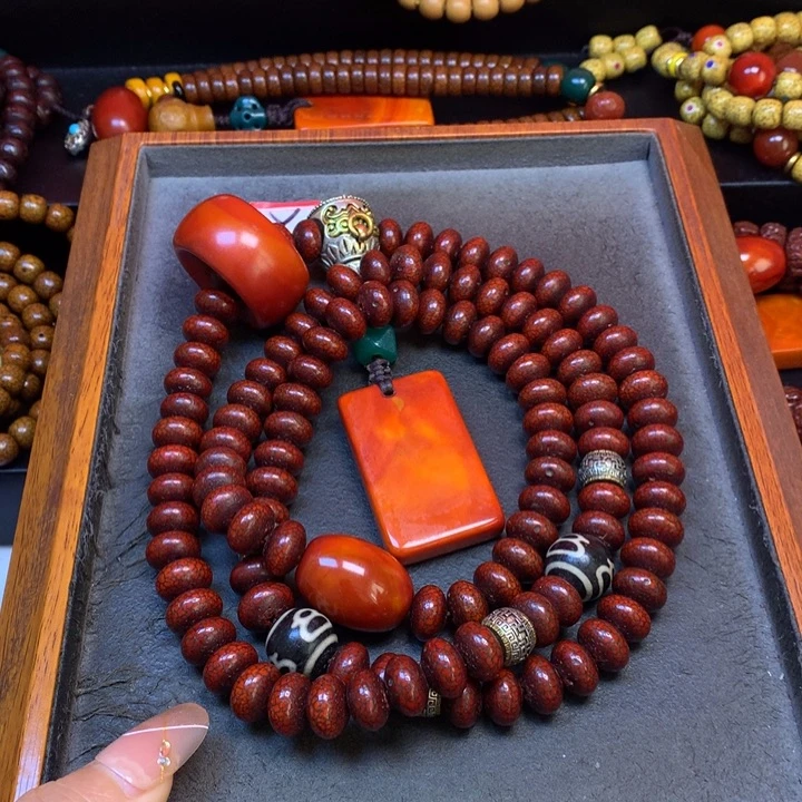 星月菩提吊坠菩提