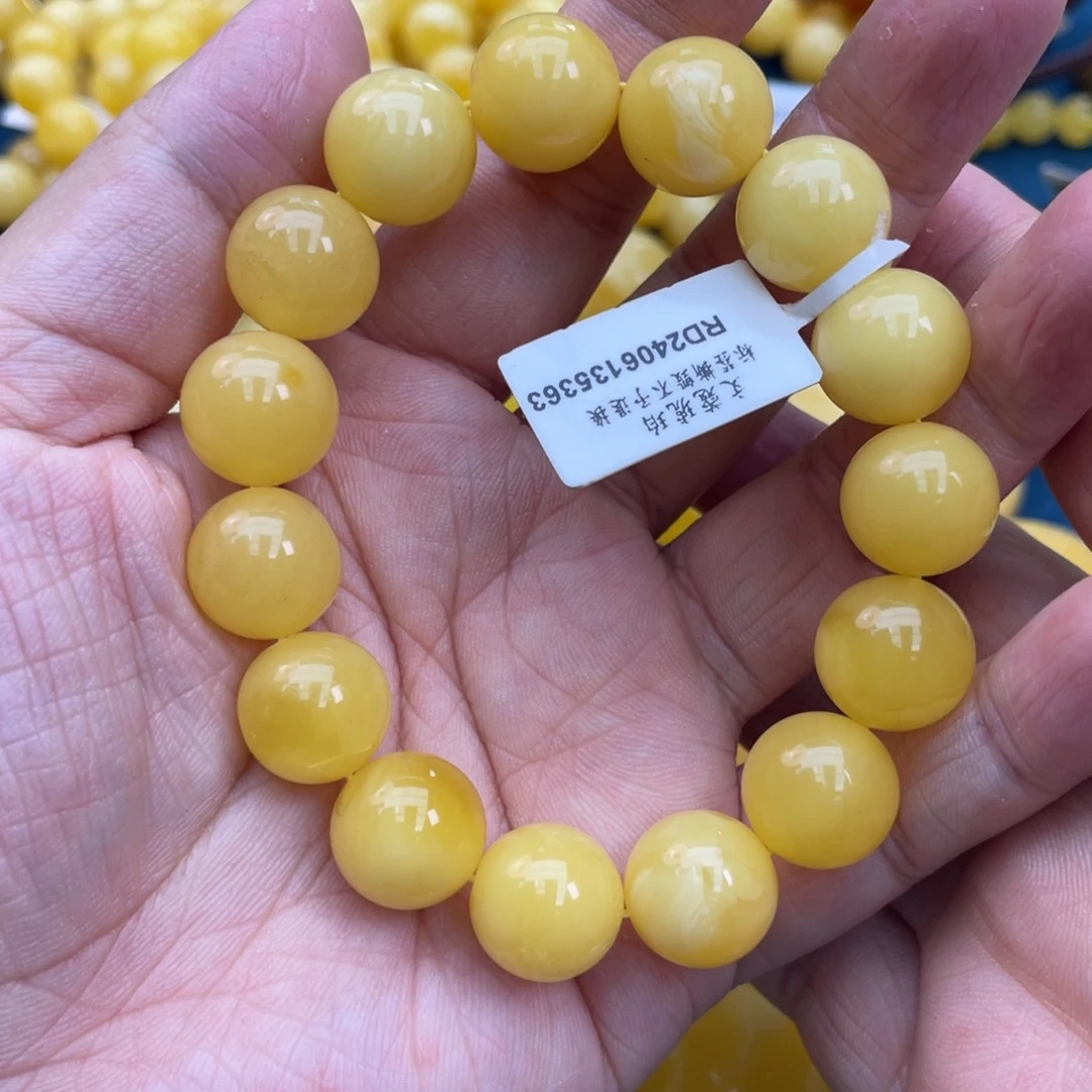 琥珀裸石未镶嵌琥珀蜜蜡13m m