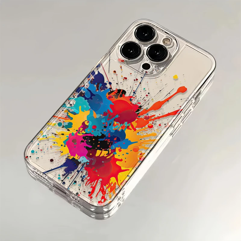 色彩大爆炸适用苹果iphone16promax小米15华为手机壳14太空13软MT