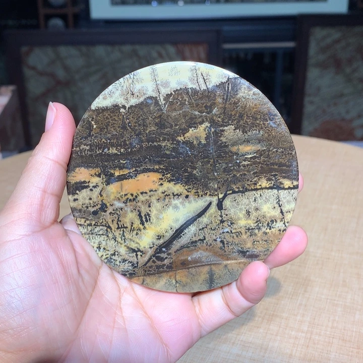 ，广西国画石摆件，收藏观赏