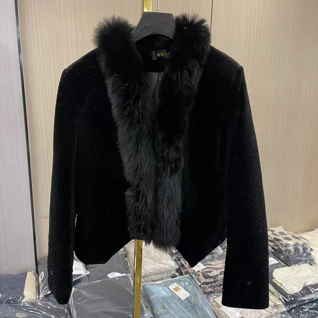 【JY】春季清仓秋冬下摆设计短款减龄长袖外套加厚01