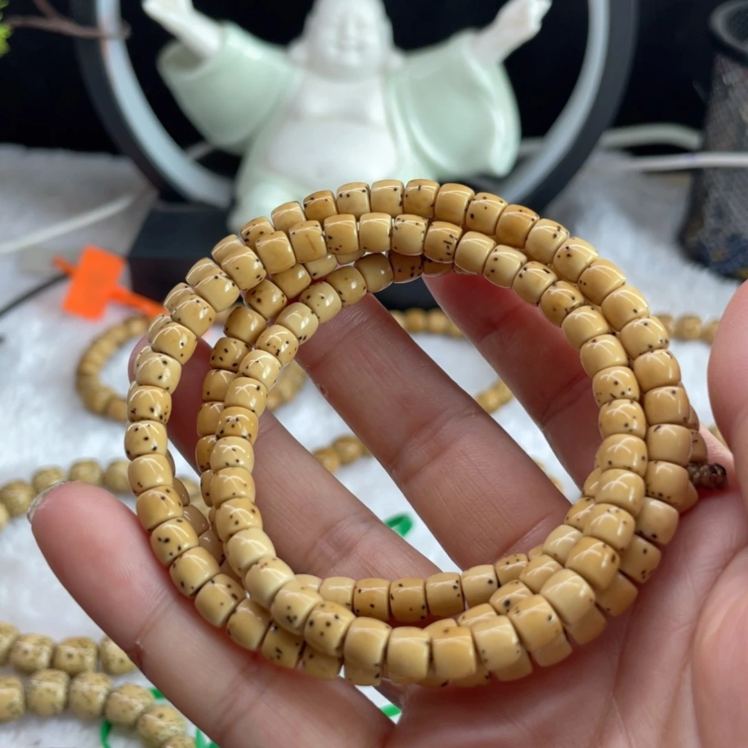 星月菩提手串5.6原白数星星