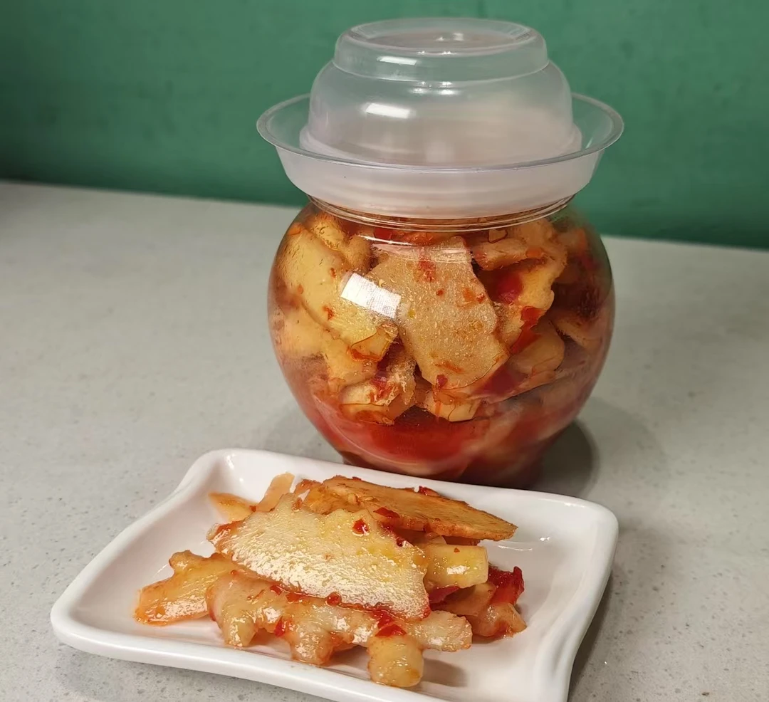 湖南特产剁椒仔姜手工腌片片姜