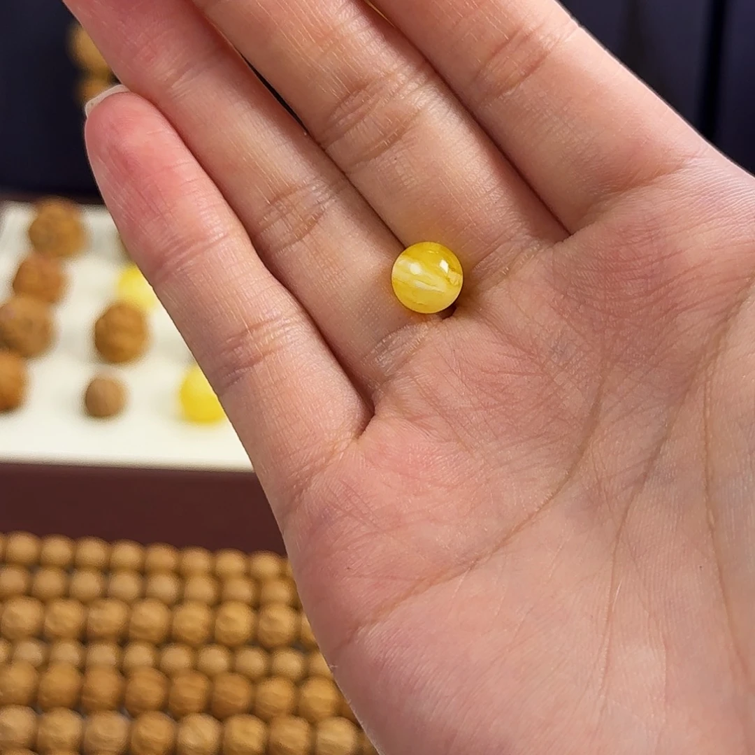 胡***图猴头核桃手串金白