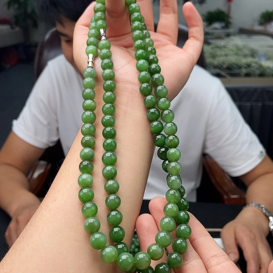 颈饰未镶嵌和田玉颜色多样性发拍一发一