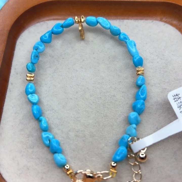 未镶嵌绿松石手链