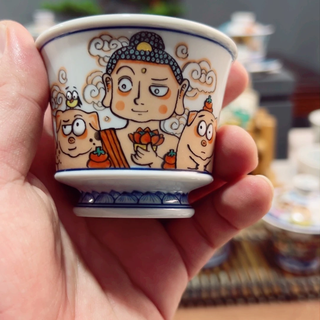 杯景德镇手工手绘