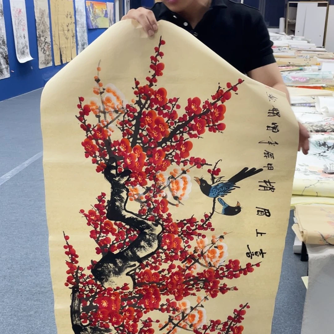 国画纯手绘字画宣纸