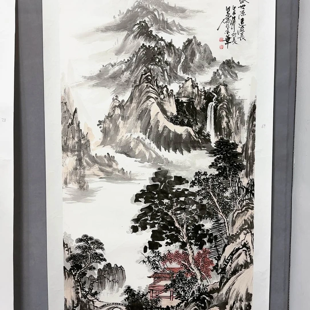 国画国画纯手绘作品请放心去藏