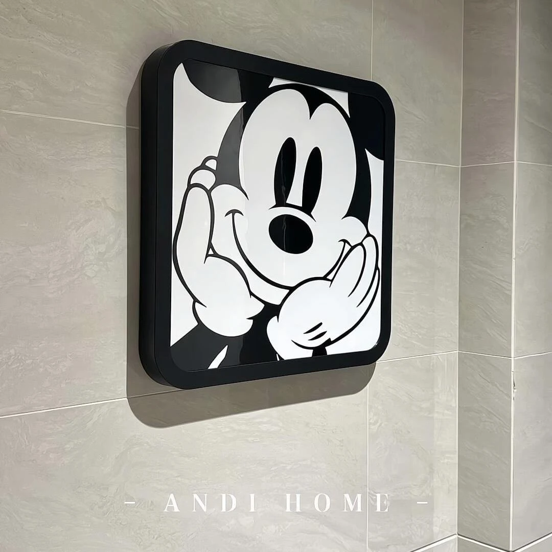 米奇浴室壁画收纳箱高颜值大容量折叠置物箱卫生间防水放衣服神器