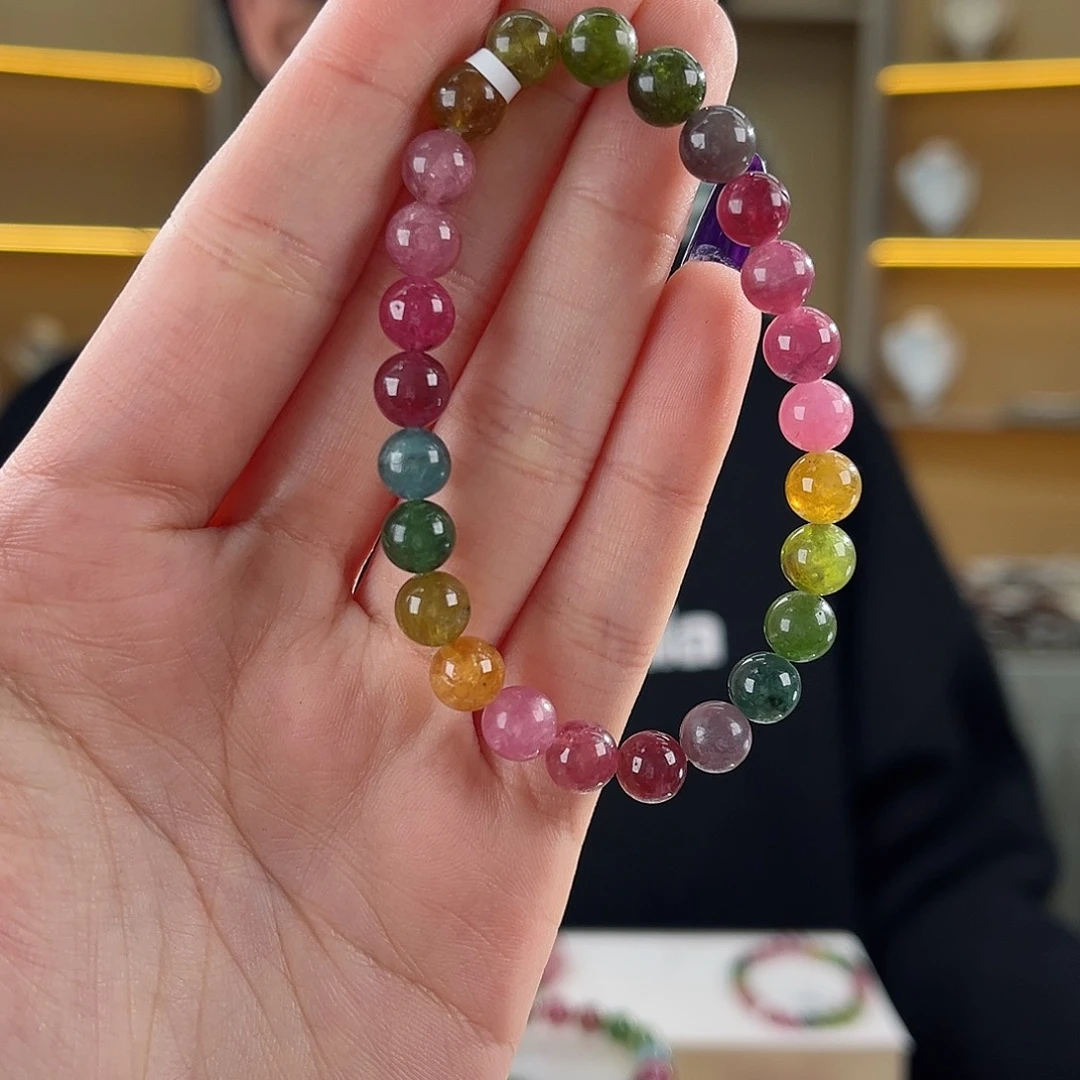 碧玺碧玺7mm（多样性发一件）未镶嵌?****?