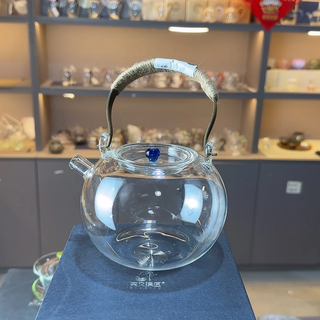386高硼硅玻璃煮茶壶盖子顶珠不挑