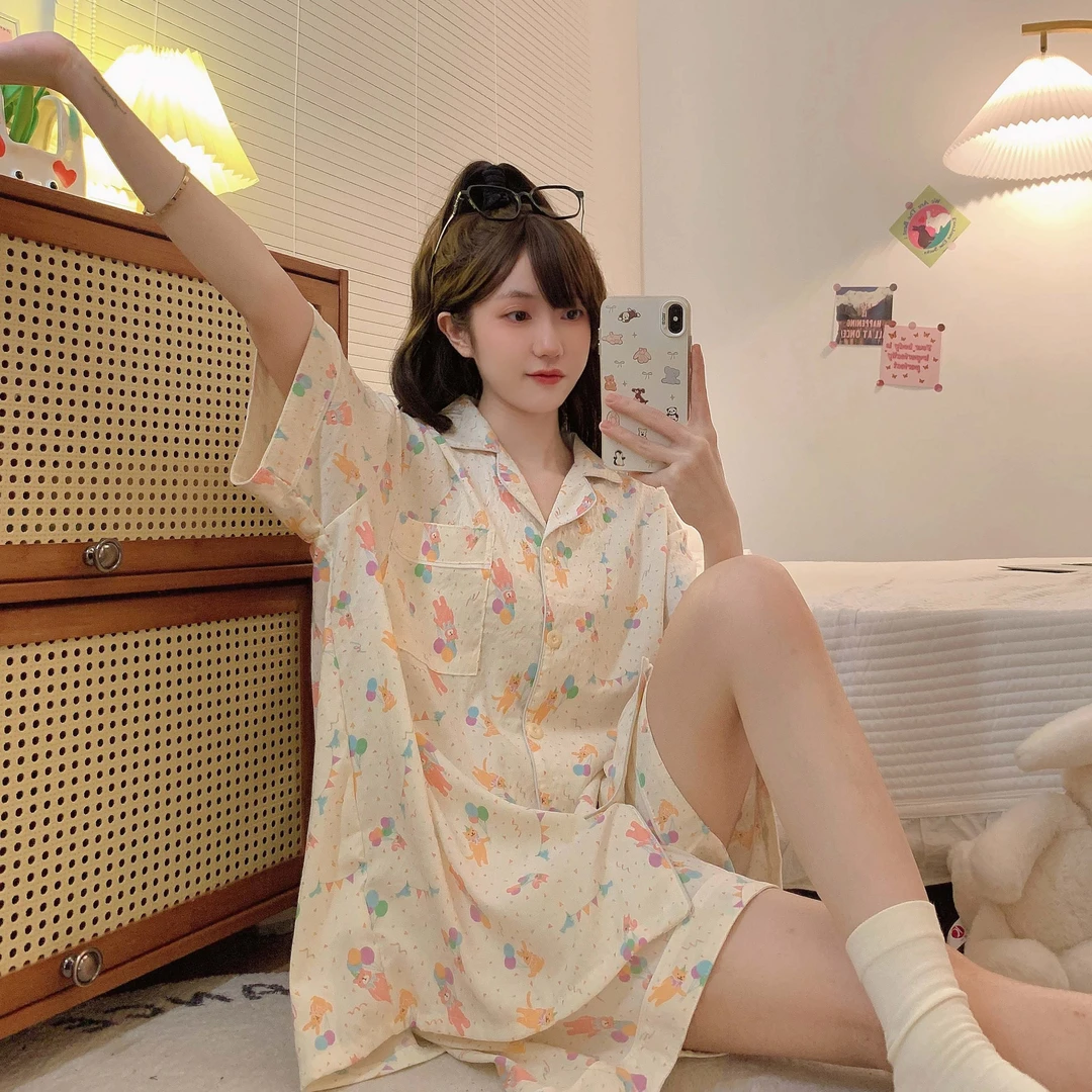 【夏季款合集】断码不加 短袖短裤大码睡衣女胖mm250斤家居服套装