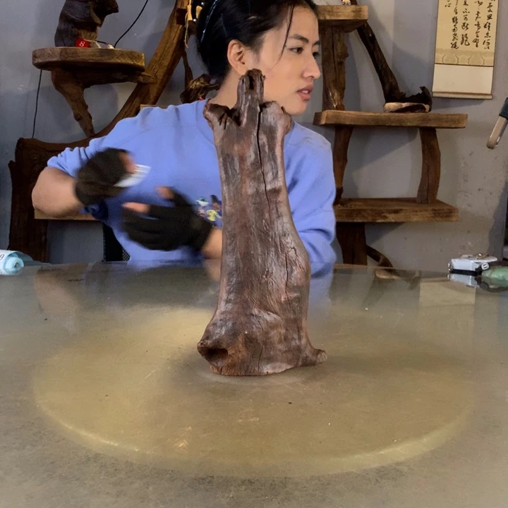 艺***装天然的云南紫柚木会黄水
