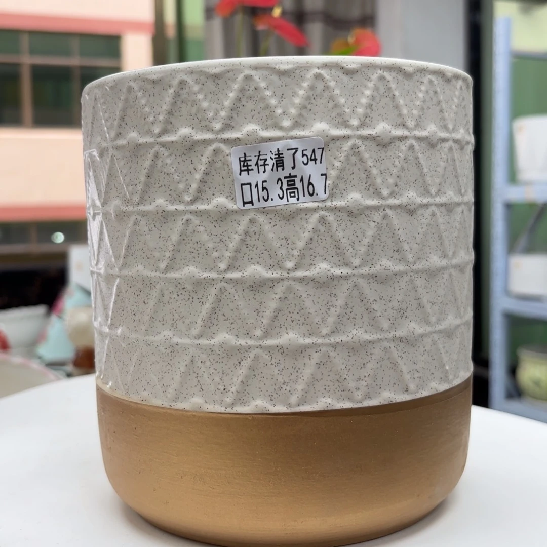 @夏西陶瓷花盆@@5547