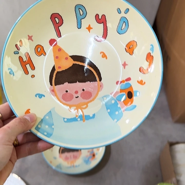 陶摆件高温陶瓷釉下彩微瑕！