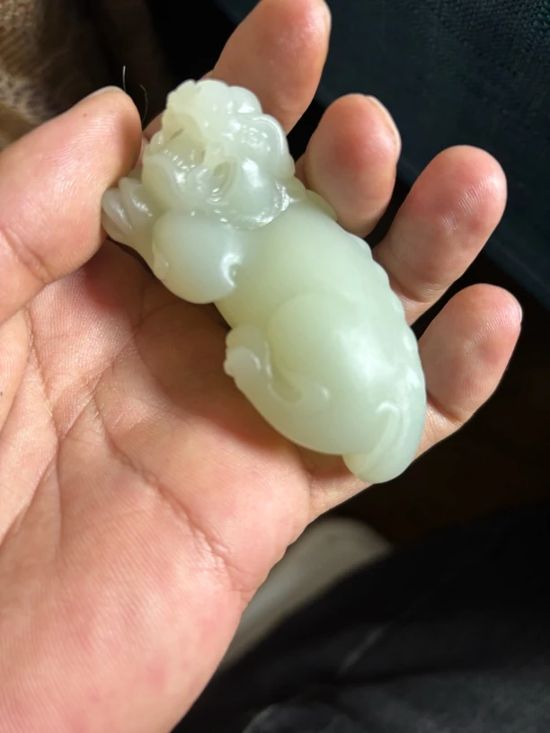 和田玉把件貔貅定制