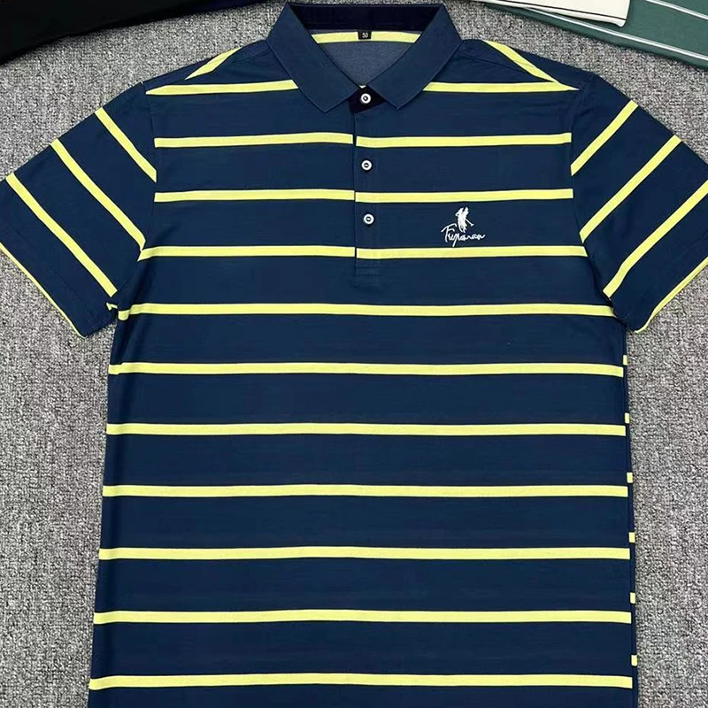 男士翻领夏季短袖T恤