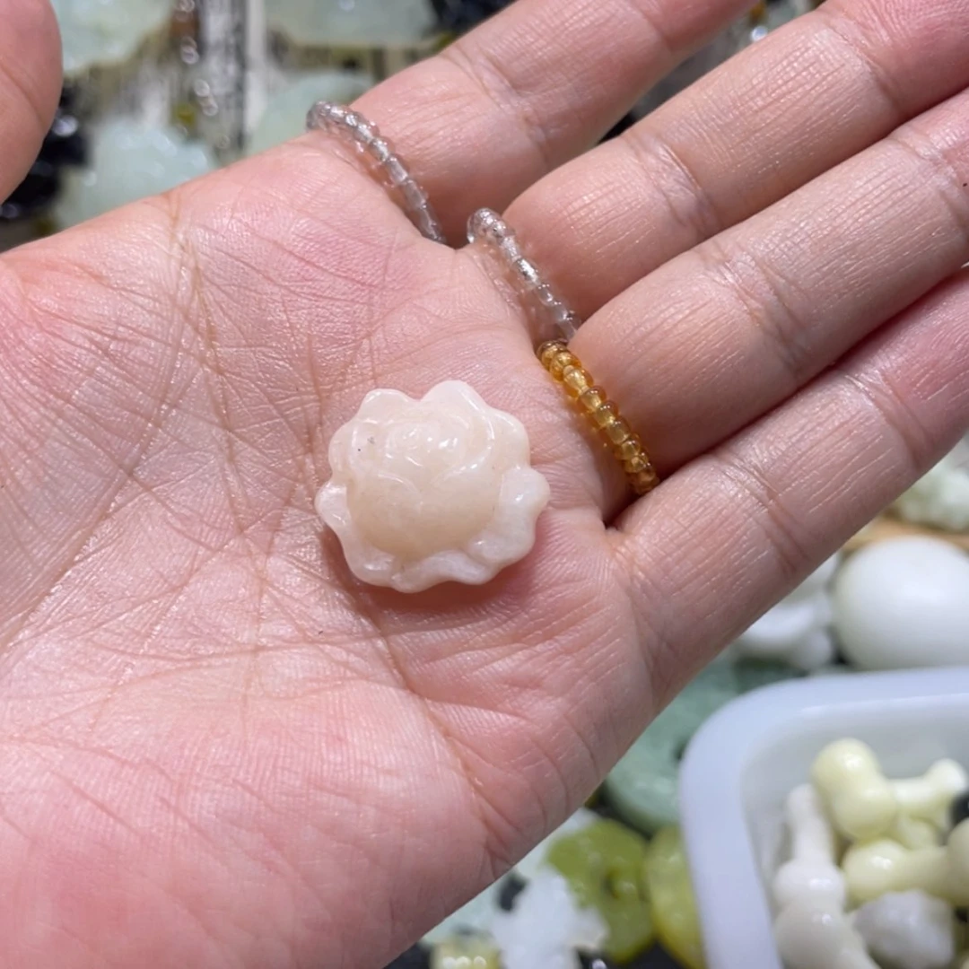【闪购商品】岫玉颈饰未镶嵌落*圆16吊坠