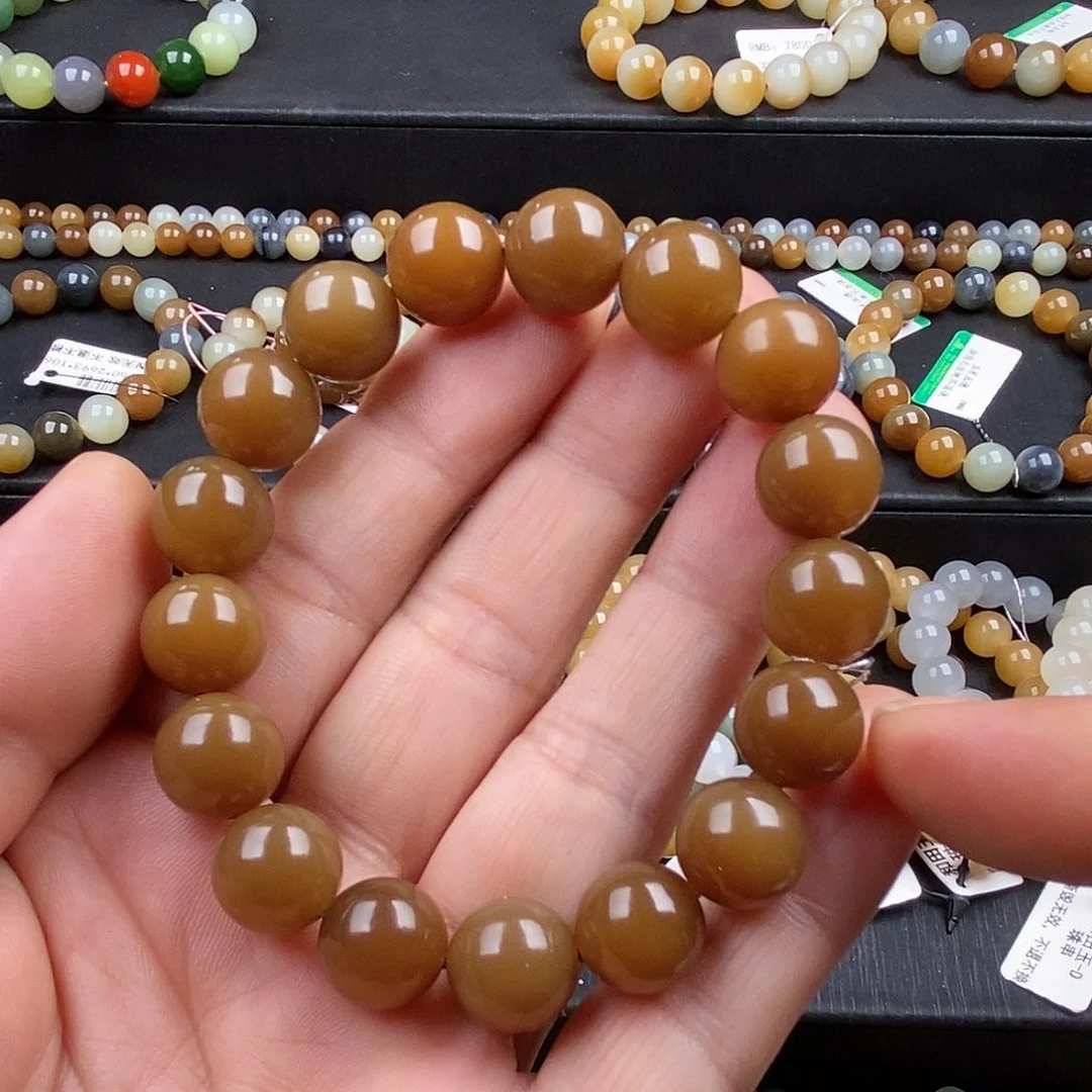 和田玉未镶嵌手链