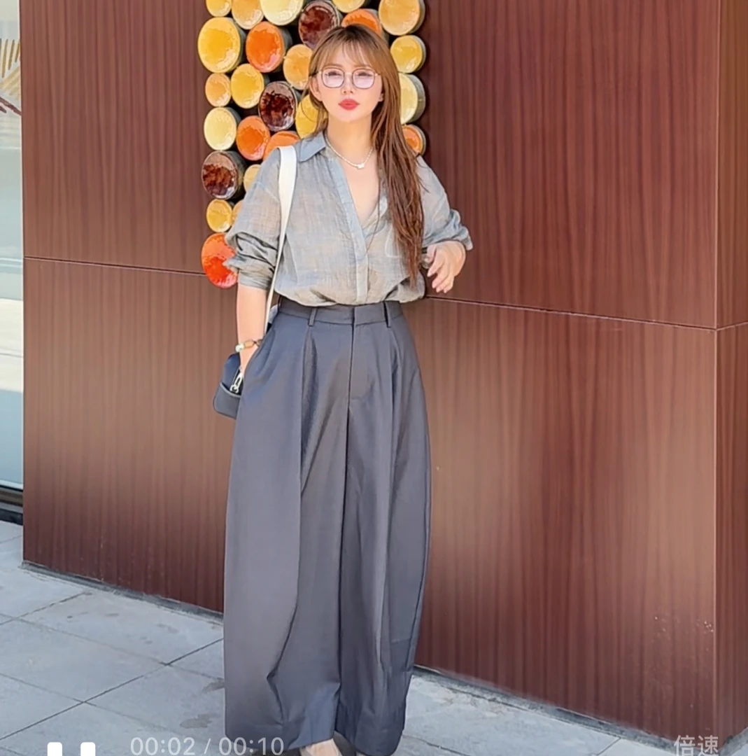 卡麦酱-ESU 阔腿西裤 2562201