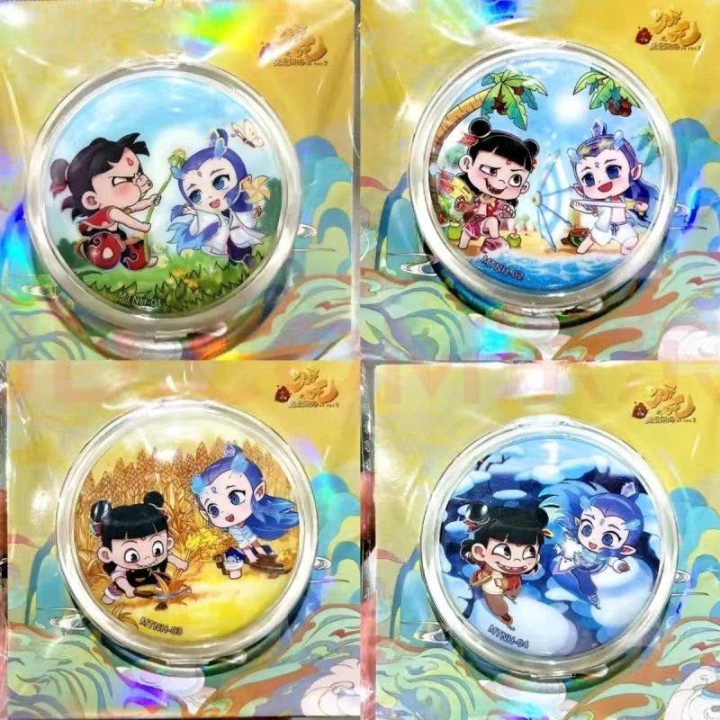 哪吒之魔童闹海徽章四季系列马口铁吧唧电影周边58mm徽章