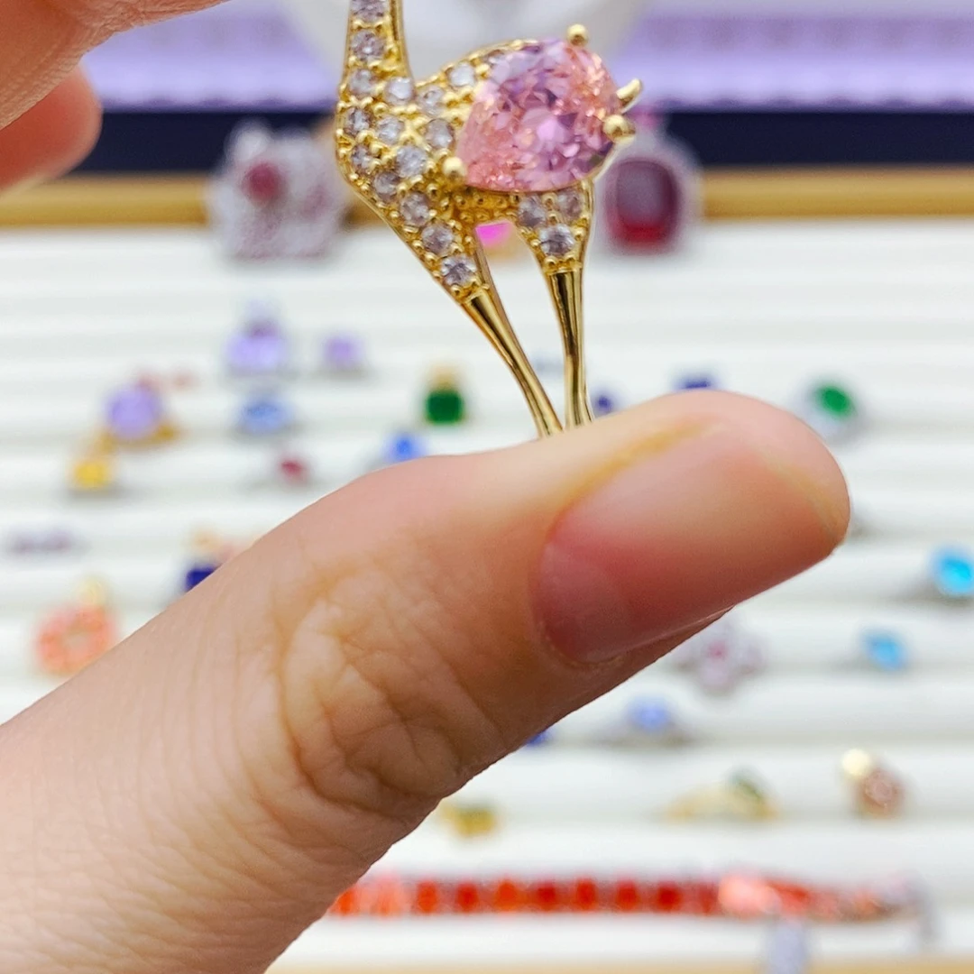 吊坠(赠链)蓝宝石未镶嵌