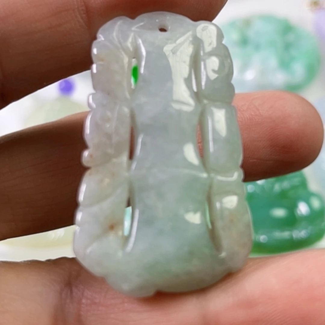 【闪购商品】翡翠颈饰未镶嵌天然翡翠吊坠