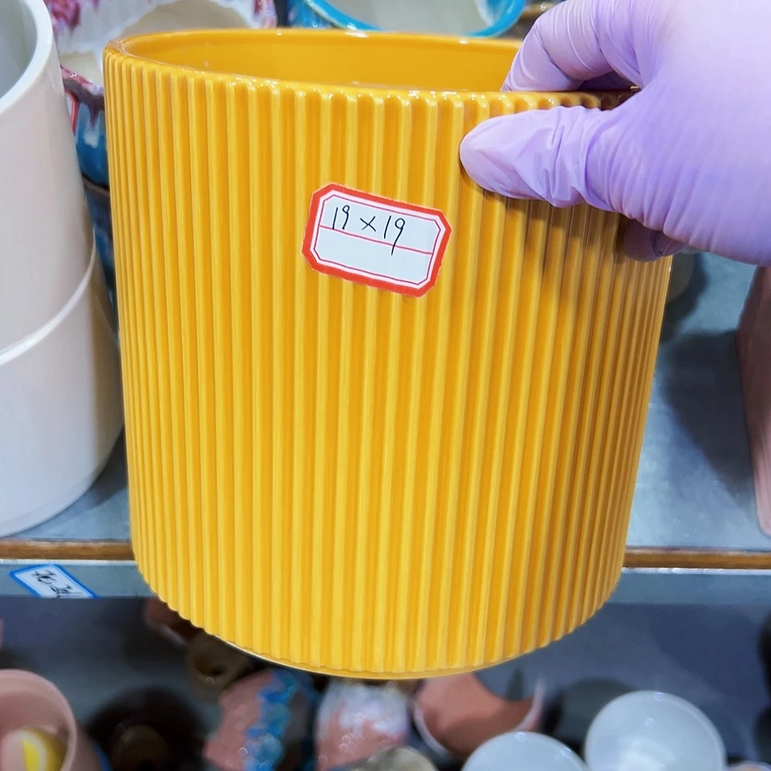 外贸尾单陶瓷花盆凑单10米包邮