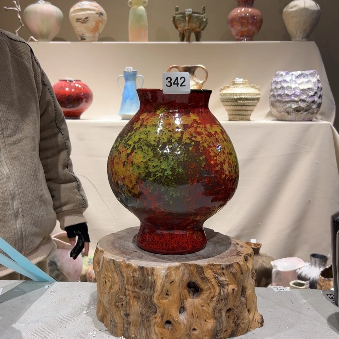 景德镇高温陶瓷342花瓶摆件花瓶摆件花瓶