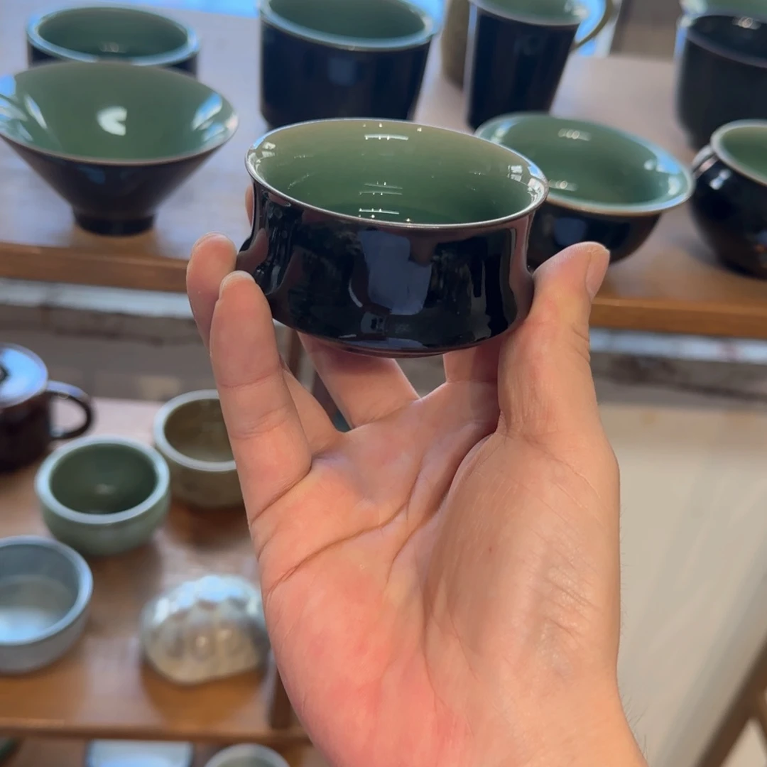 小金茶具青瓷茶器