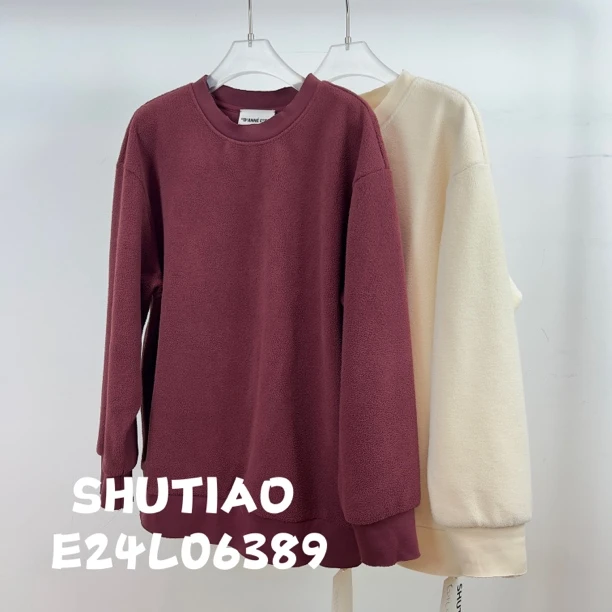 【SHUTIAO】2024秋冬：新款小众设计款卫衣E24L06389