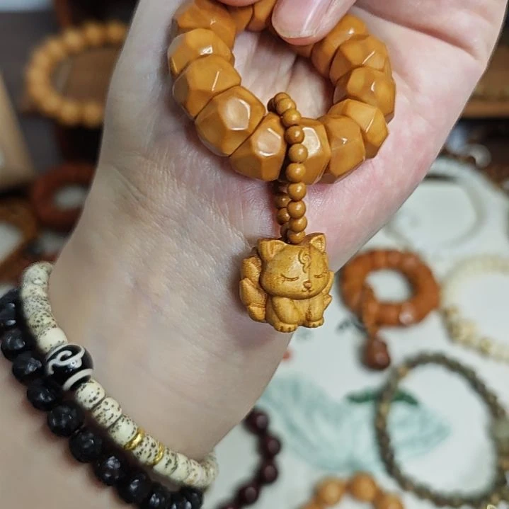 黑***人原创天然猴头手捻