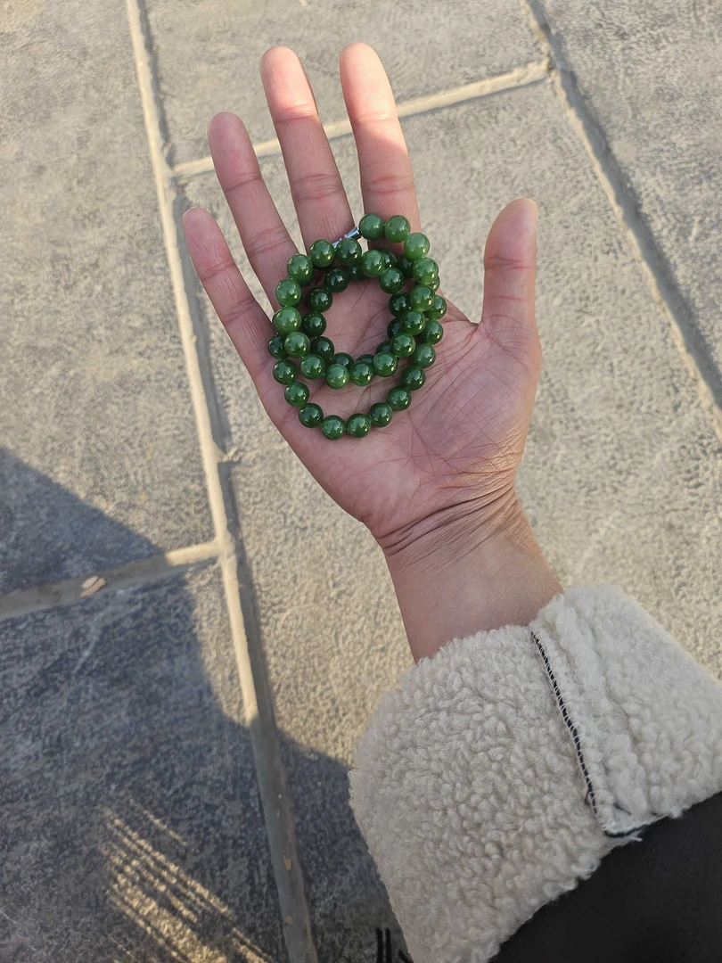 和田玉手串高端奢华款