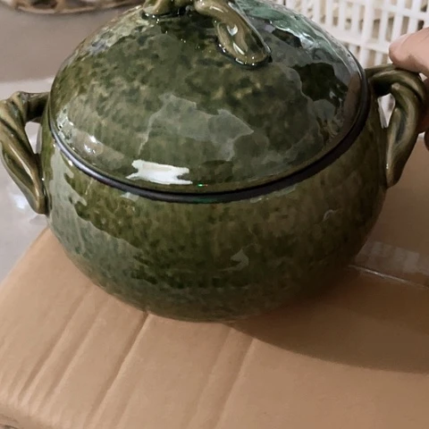 中式外贸单1个陶瓷1000毫升