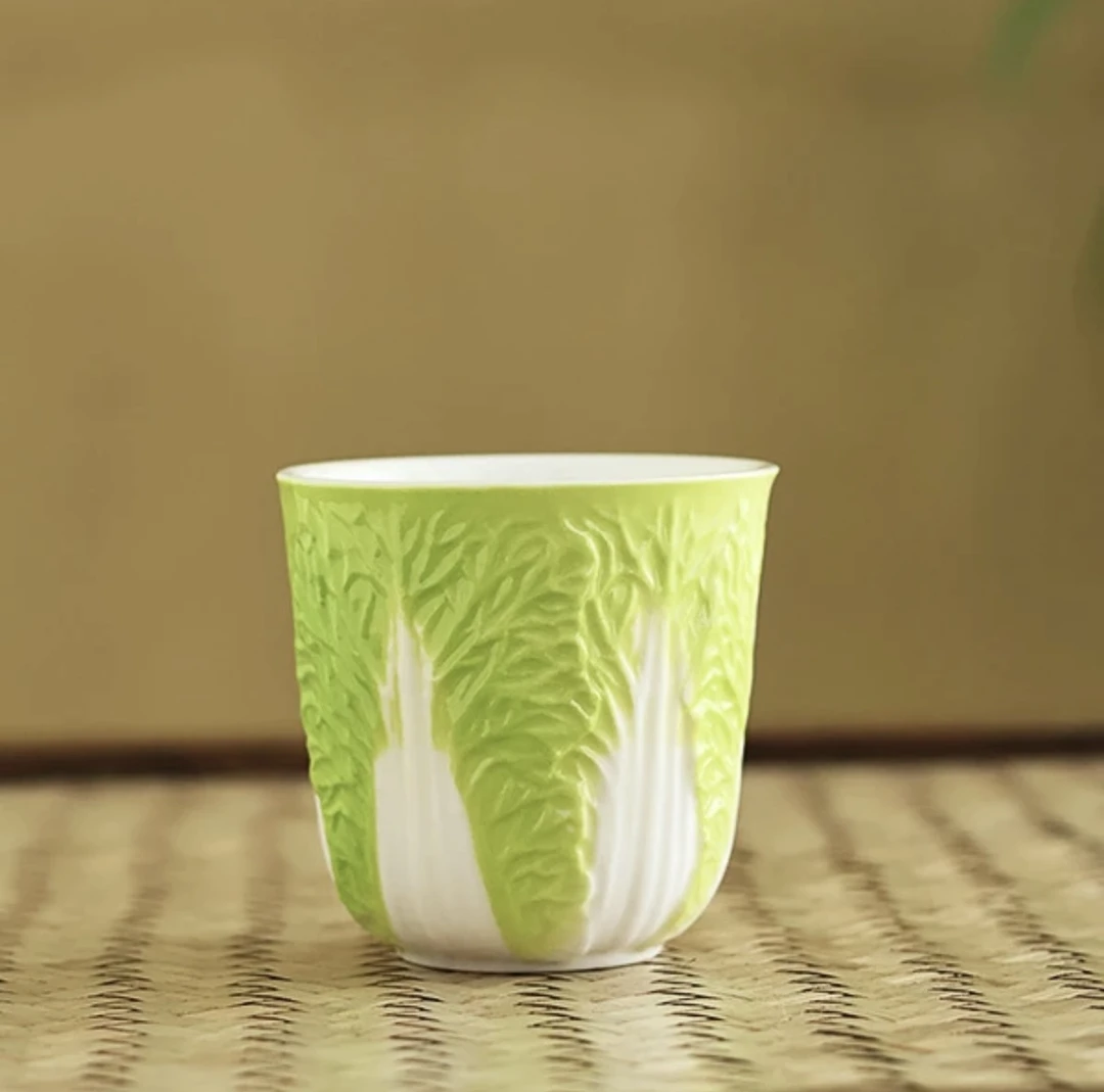 高端茶具茶器（手握白菜杯）主人杯