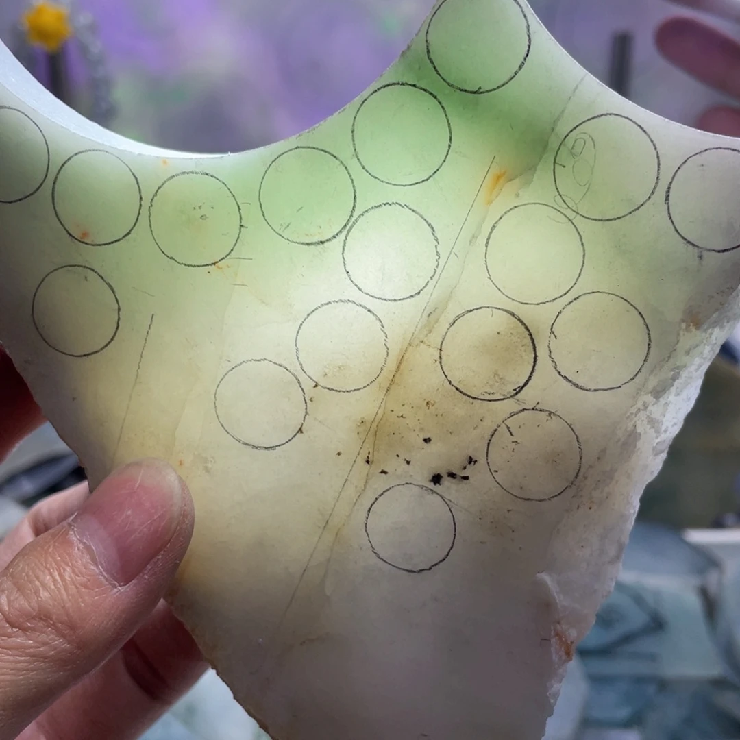 翡翠未镶嵌挂件K缅甸天然翡翠片料