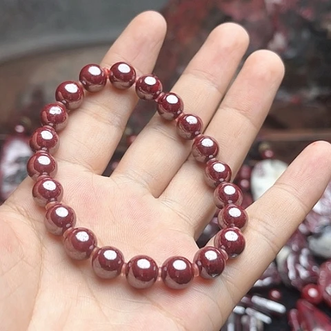 【闪购商品】天然辰砂天然原矿朱砂手串08