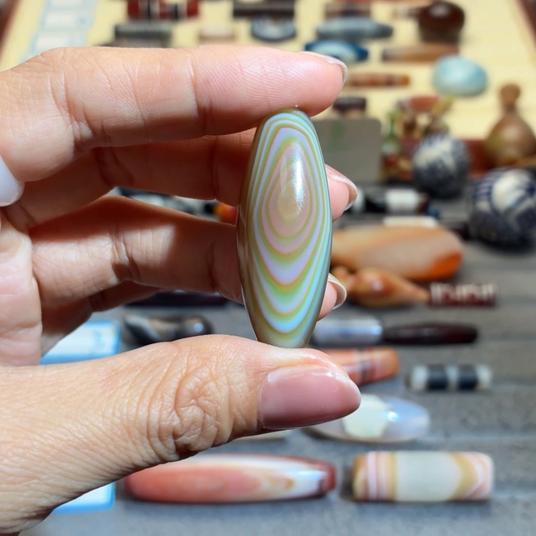 佛***乐玛瑙/玉髓合金颈饰