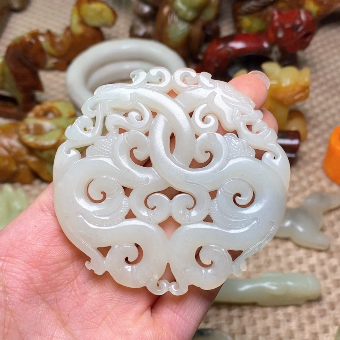 白玉菩提吊坠白玉菩提白玉菩提摆件