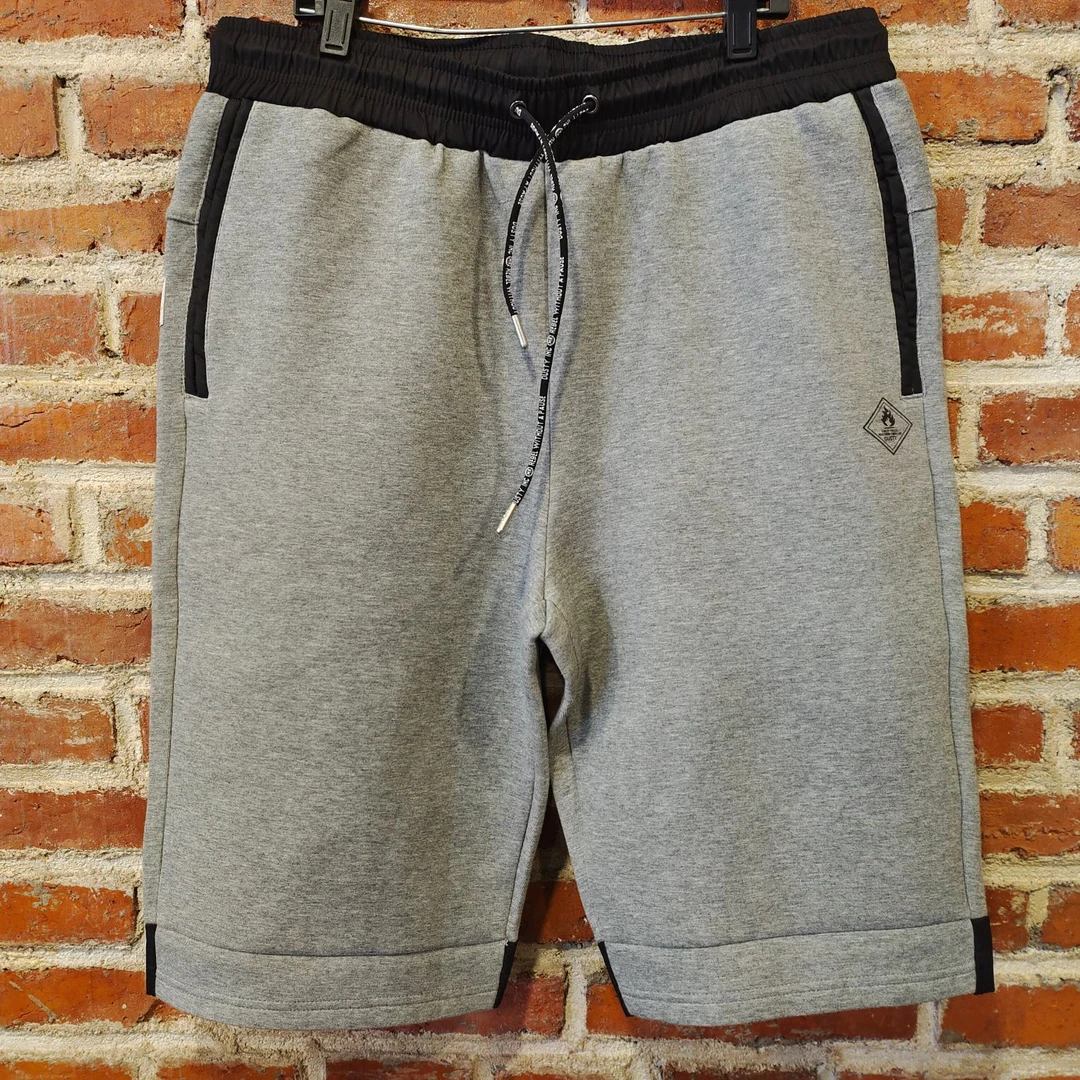 香港潮牌机车风格休闲裤工装机能高街头短裤空气层舒适男士D短裤7