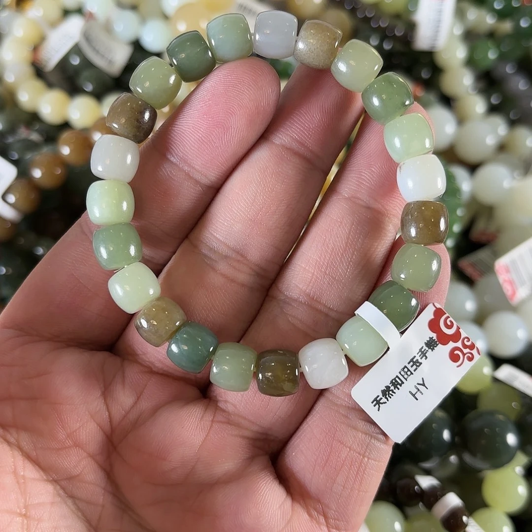 和田玉手链未镶嵌W128