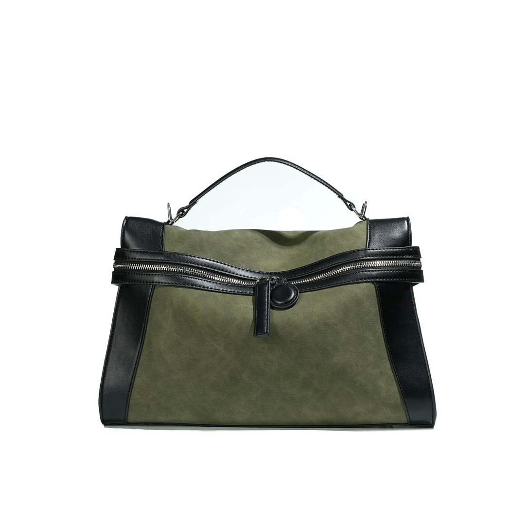 轻奢时尚简约风百搭女士新款手提包 BV241038-绿色