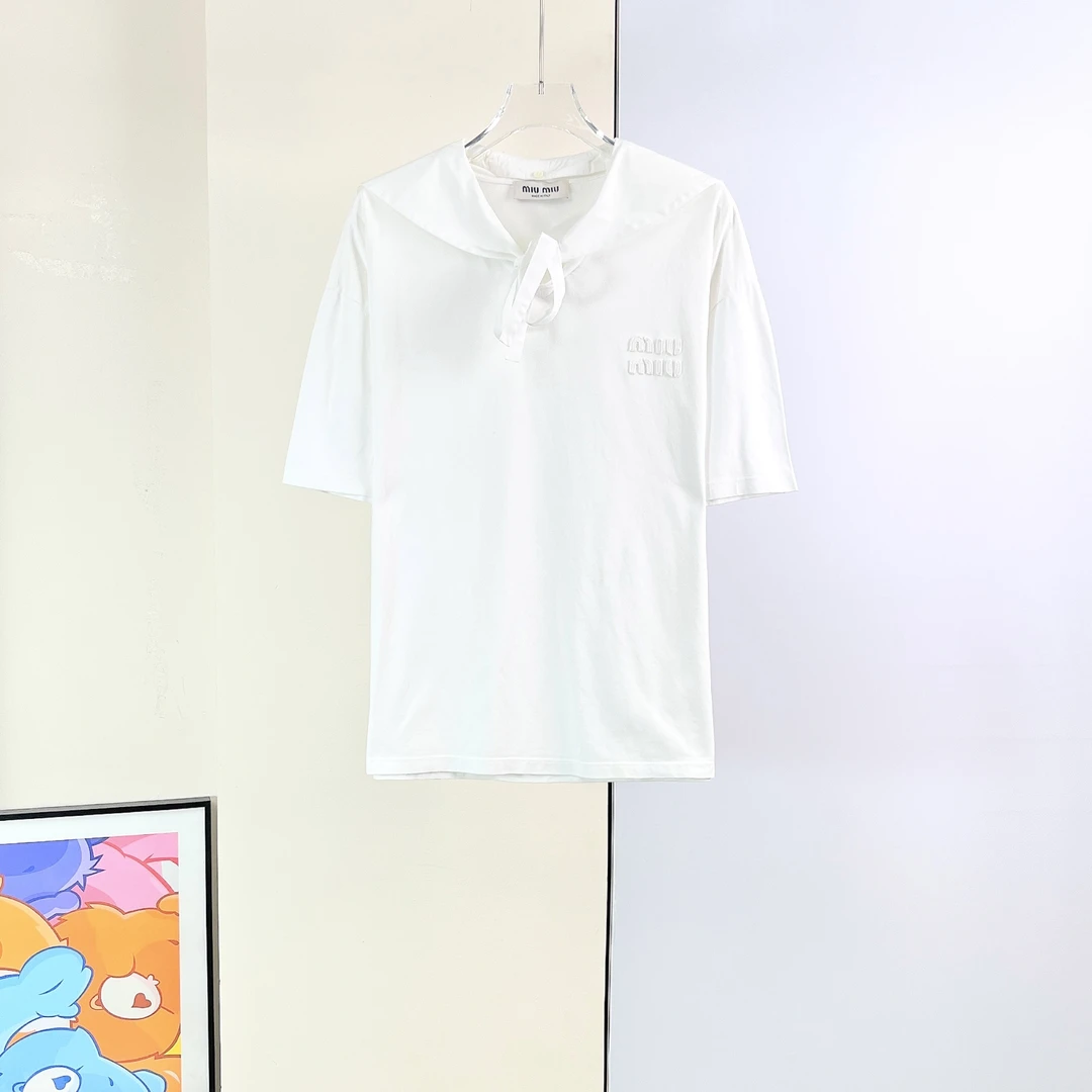 95新 MIU MIU/缪缪 短袖T恤 /Xs码/ppk38936
