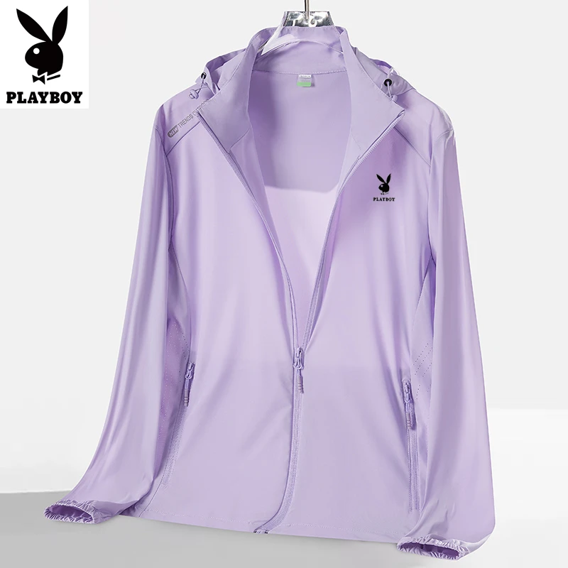 PLAYBOY/花花公子防晒衣女款夏季防晒冰丝凉爽透气上衣外套